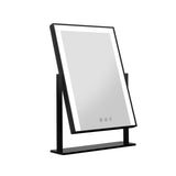 LED Makeup Mirror Tabletop Vanity Black