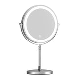 Round 360° LED 10X Magnifying Makeup Mirror