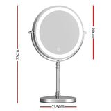 Round 360° LED 10X Magnifying Makeup Mirror
