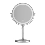 Round 360° LED 10X Magnifying Makeup Mirror