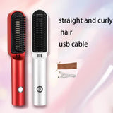 Wireless 2-in-1 Ceramic Hair Straightener & Curler