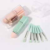 8-in-1 Retractable Mini Makeup Brush Set
