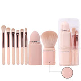 8-in-1 Retractable Mini Makeup Brush Set