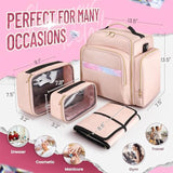 4-in-1 Travel Cosmetic Organizer Bag