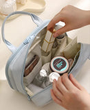 Premium PU Leather Portable Makeup Bag