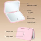 Portable LED Illuminated Makeup Mirror