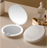 Portable LED Makeup Mirror with Tricolor Lights